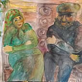 На завалинке