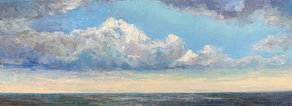 Облака над морем. Пленэр ZhNataly