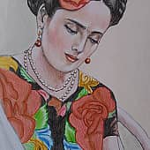 Портрет С. Хайек в роли Ф. Кало,