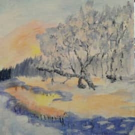 Зимняя река