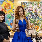 Картина Любовь и возрождение Абстрактные цветы живопись Екатерина Лебедева художник (4), художник Екатерина Лебедева