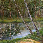 В лесу