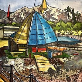 Кемер. Палатка Watersport. Скетч.