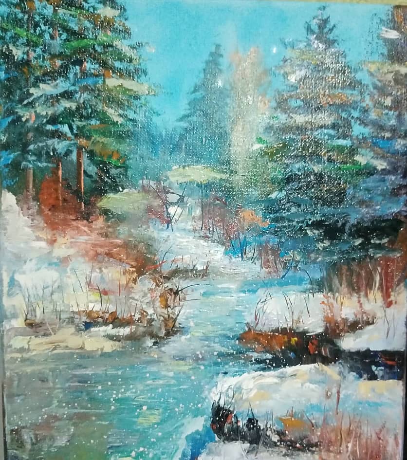 "Зимний ручей"
