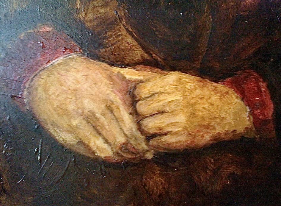 Руки пожилой женщины