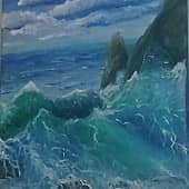 Бушующее море