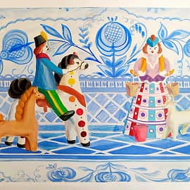 Дымковская игрушка