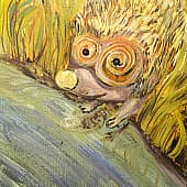 Еж у речки. #Marskolla