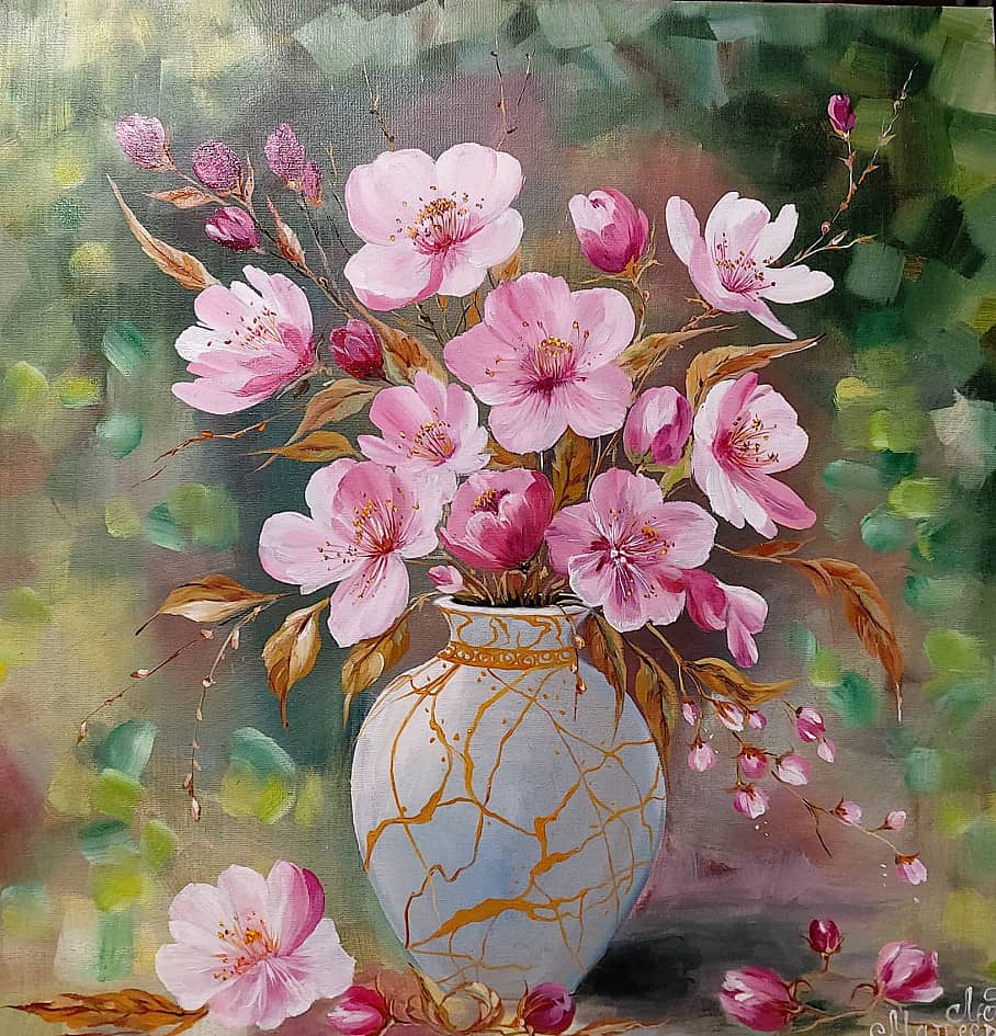 Розовые цветы