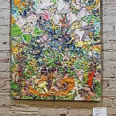 Картина Любовь и возрождение Абстрактные цветы живопись Екатерина Лебедева художник (8), художник Екатерина Лебедева