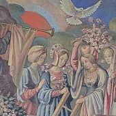 Штурм замка любви .(фрагмент картины)