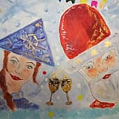 Плакат к Новому году (1), художник Наталия