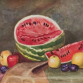 Натюрморт с арбузом