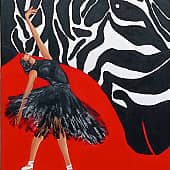 Движение - Балерина в пачке и Зебра.