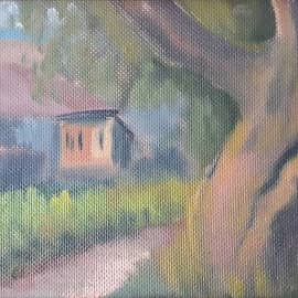 У старого дерева. Парк в Кусе