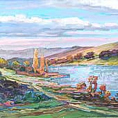 Осень. Дарьевские пруды. Пленэр с доработкой ZhNataly, художник ZhNataly