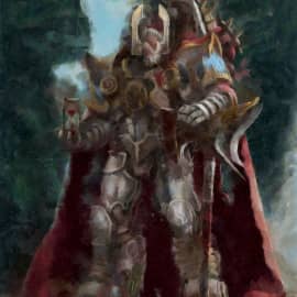 Примарх Ангрон в полном боевом доспехе