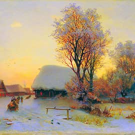 Зимний вечер.1