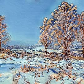 Ещё в полях не тает снег.