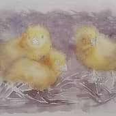 Три цыплёнка (2), художник Natasha Nesterovich