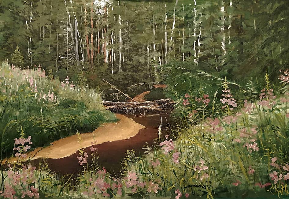 На лесной речке