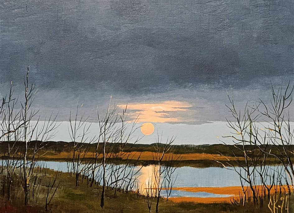 Настроение. Лунный этюд.