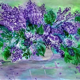 "Расцвела сирень в моём садочке"