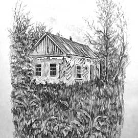 Хутор Ясырёв. Заброшенный домик.