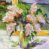 Весенний аромат, художник Юлия Киселева