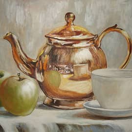 Натюрморт с чайником.