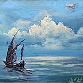 Облако над морем. Проект "сказочные миры ZhNataly"