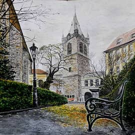 Скамейка и Фонарь.