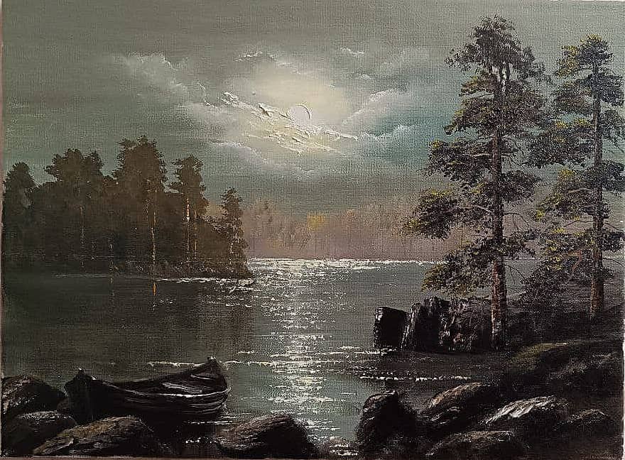 Ночное озеро