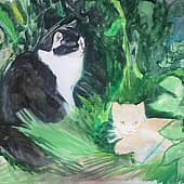 Винни II и Персик