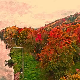 осенние берега