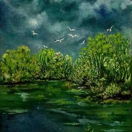 Грозовое небо мая. Родить грозу дано не каждой туче)