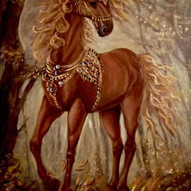 Год Лошади пускай вам всем подарит столь Счастья, сколь и не встречалось никогда,..