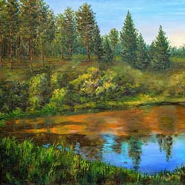 Лесное озеро 2