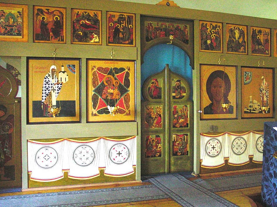 иконостас Купины Неопалимой Юрьева монастыря в Великом Новгороде
