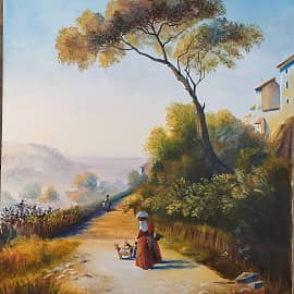 Итальянский вид с пинией