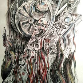 "Красная трава"  Б. Виан