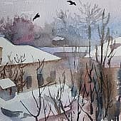 Крыши двора