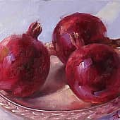 Этюд гранатовый