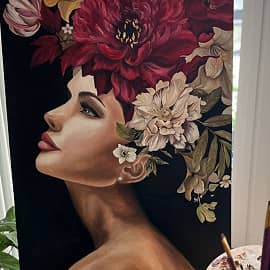 просто красивая девушка