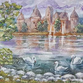 Тракай. Этюд