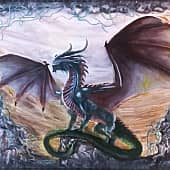 Барельеф дракон