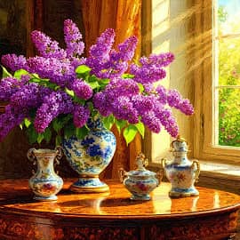 Букет сирени.