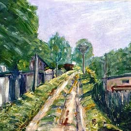 Сельская улочка.