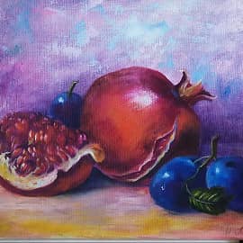 Гранаты и сливы