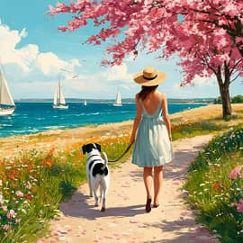 У моря, у синего моря.